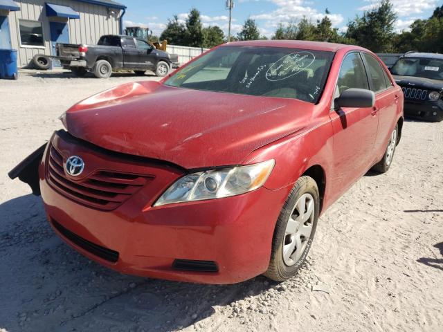 4T1BE46K17U068672 - 2007 TOYOTA CAMRY CE RED photo 2