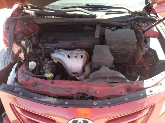 4T1BE46K17U068672 - 2007 TOYOTA CAMRY CE RED photo 7