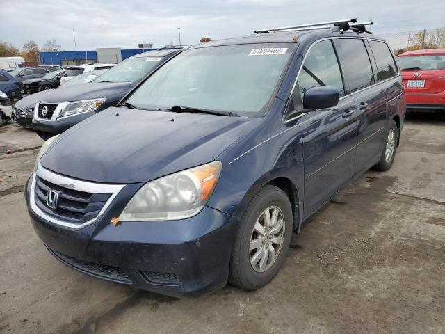 5FNRL38658B107891 - 2008 HONDA ODYSSEY EX BLUE photo 2