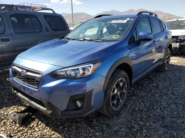 JF2GTABC4JH209765 - 2018 SUBARU CROSSTREK BLUE photo 2