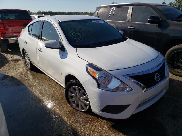 3N1CN7AP9KL831198 - 2019 NISSAN VERSA S WHITE photo 1