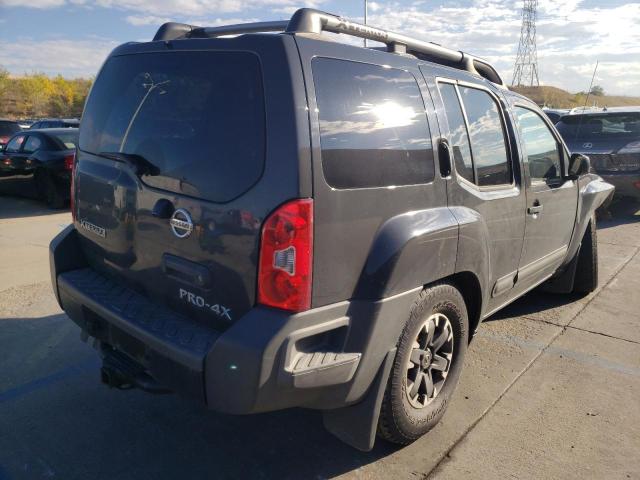 5N1AN0NWXEN804539 - 2014 NISSAN XTERRA X CHARCOAL photo 4