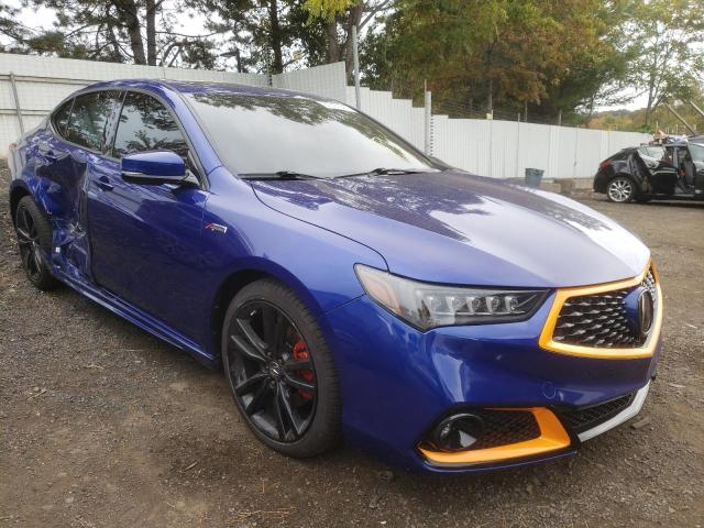 19UUB3F68JA001712 - 2018 ACURA TLX TECH+A BLUE photo 1