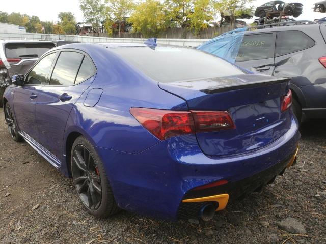 19UUB3F68JA001712 - 2018 ACURA TLX TECH+A BLUE photo 3