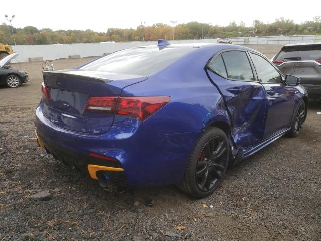 19UUB3F68JA001712 - 2018 ACURA TLX TECH+A BLUE photo 4