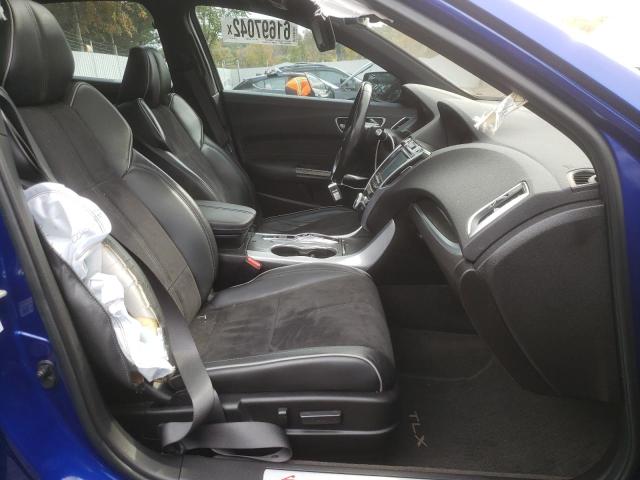 19UUB3F68JA001712 - 2018 ACURA TLX TECH+A BLUE photo 5