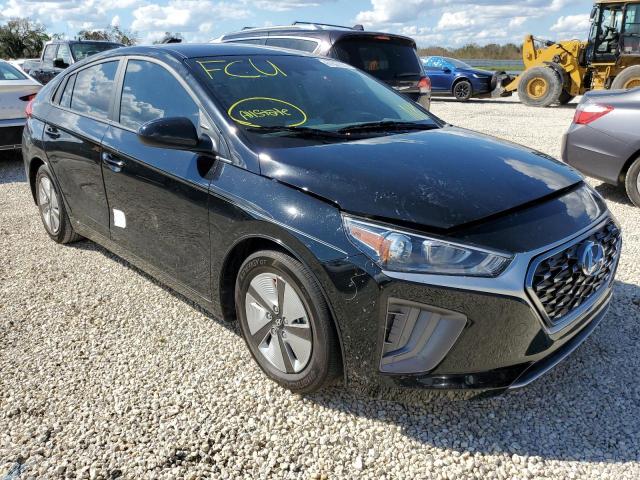 KMHC65LC7NU270028 - 2022 HYUNDAI IONIQ BLUE BLACK photo 1