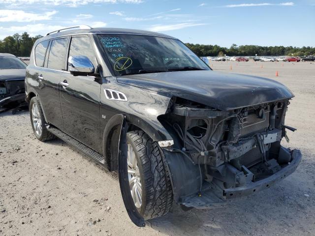 JN8AZ2NE5E9066447 - 2014 INFINITI QX80 BLACK photo 1