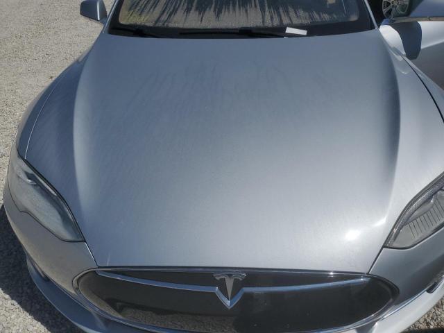 5YJSA1DP2CFP02362 - 2012 TESLA MODEL S SILVER photo 7