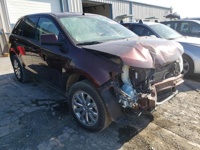 2FMDK4JC2ABB71288 - 2010 FORD EDGE SEL BURGUNDY photo 1