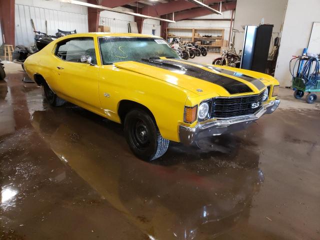 1C37J2R572790 - 1972 CHEVROLET CHEVELLE 黄色 照片 1