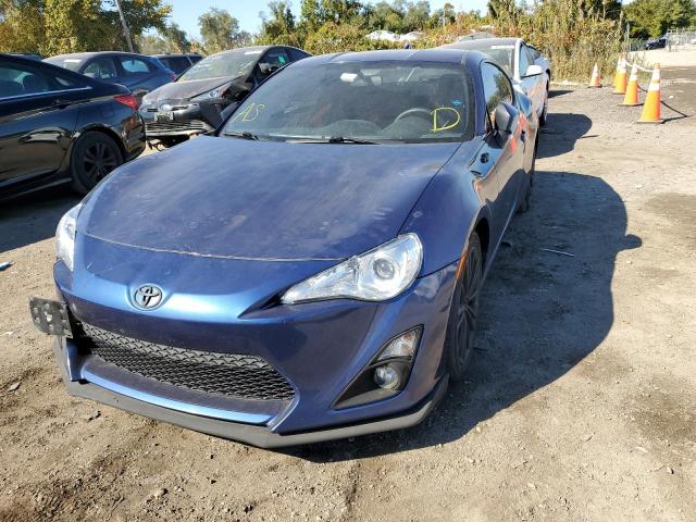 JF1ZNAA17F8710888 - 2015 TOYOTA SCION FR-S ლურჯი ფოტო 2