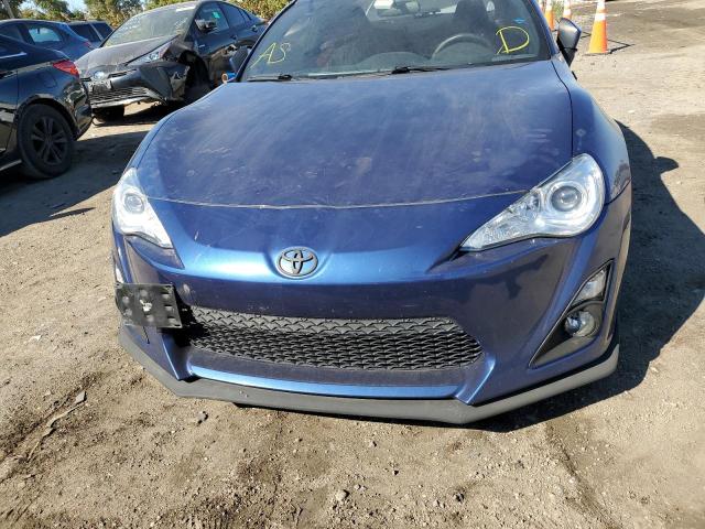 JF1ZNAA17F8710888 - 2015 TOYOTA SCION FR-S ლურჯი ფოტო 9