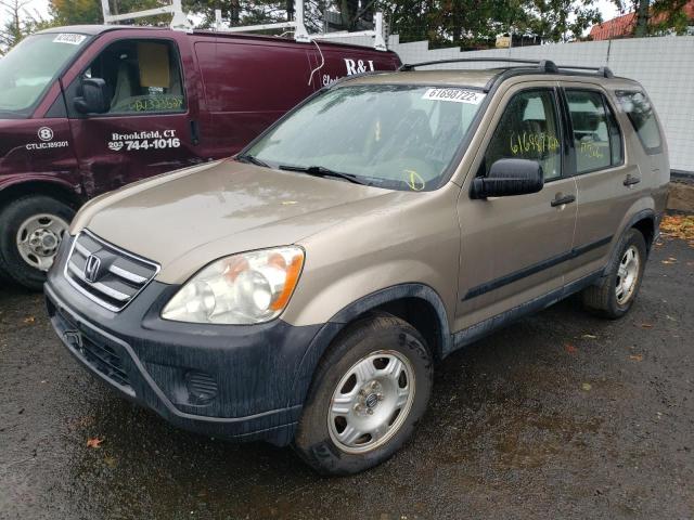 JHLRD78515C049074 - 2005 HONDA CR-V GOLD photo 2