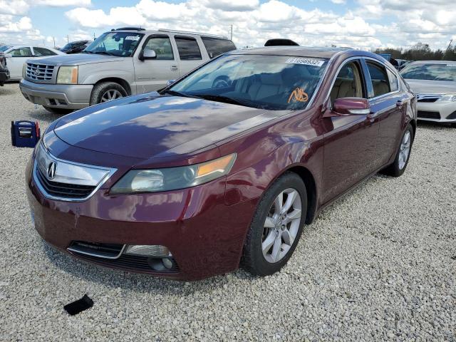 19UUA8F52DA013818 - 2013 ACURA TL TECH BURGUNDY photo 2