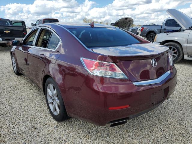 19UUA8F52DA013818 - 2013 ACURA TL TECH BURGUNDY photo 3