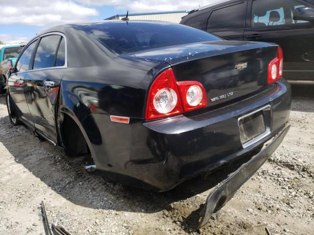 1G1ZE5E15BF378962 - 2011 CHEVROLET MALIBU LTZ შავი ფოტო 3