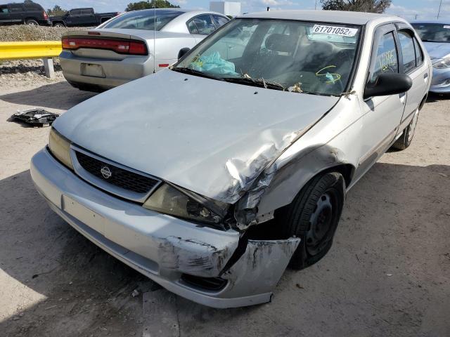 1N4AB41D9WC732826 - 1998 NISSAN SENTRA E GRAY photo 2