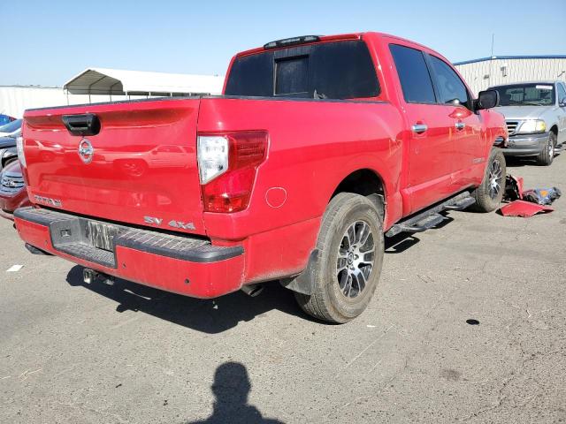 1N6AA1ED4MN502776 - 2021 NISSAN TITAN SV RED photo 4