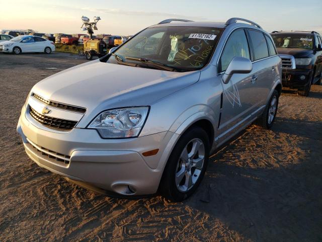 3GNFL4EK7DS529941 - 2013 CHEVROLET CAPTIVA LT SILVER photo 2