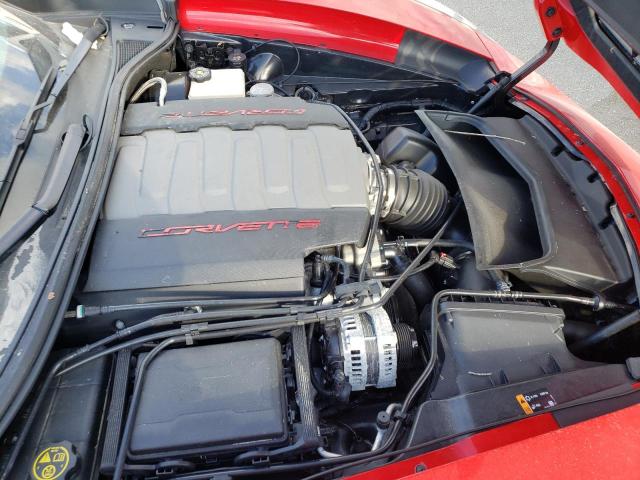 1G1YY2D75K5102519 - 2019 CHEVROLET CORVETTE G RED photo 7