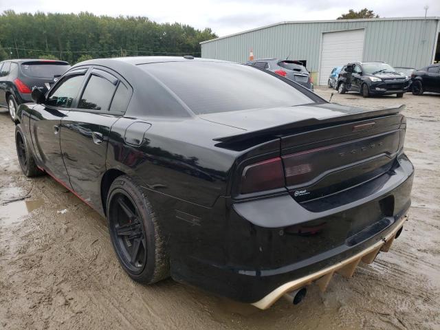 2C3CDXGJ3EH306819 - 2014 DODGE CHARGER SU BLACK photo 3