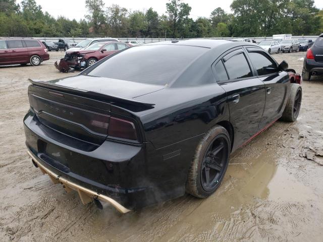 2C3CDXGJ3EH306819 - 2014 DODGE CHARGER SU BLACK photo 4