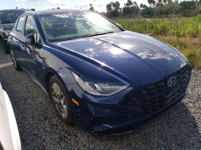 5NPEF4JA4LH036266 - 2020 HYUNDAI SONATA SEL BLUE photo 1