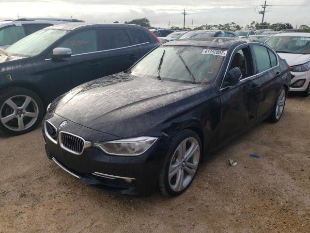 WBA3B9G52ENR90377 - 2014 BMW 335 XI BLACK photo 2