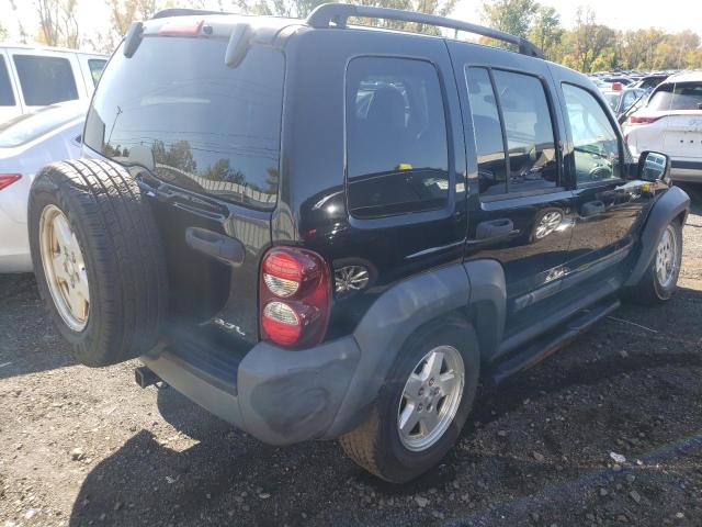 1J4GL48K26W241013 - 2006 JEEP LIBERTY SP BLACK photo 4