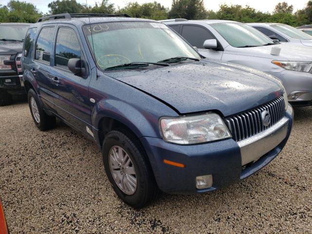 4M2YU56136DJ01954 - 2006 MERCURY MARINER BLUE photo 1