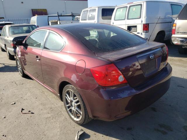 JTKDE177760089112 - 2006 TOYOTA SCION TC 勃艮第红 照片 3