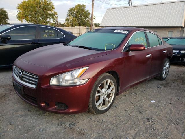 1N4AA5AP2DC847042 - 2013 NISSAN MAXIMA RED photo 2