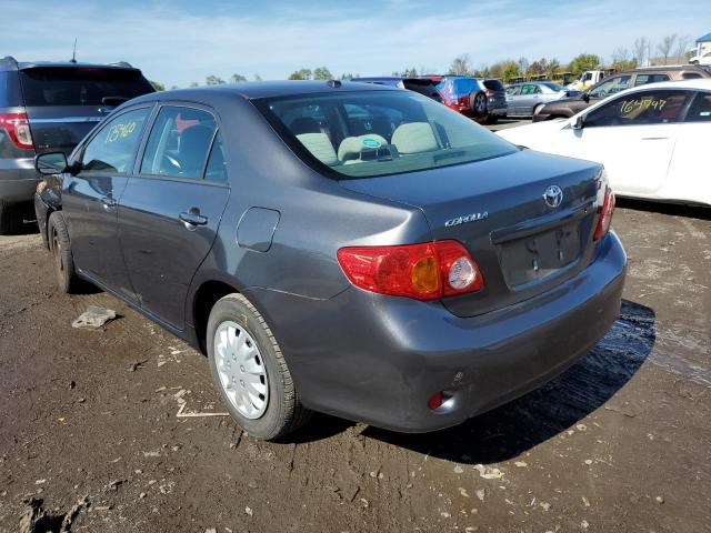 JTDBU4EE6AJ081994 - 2010 TOYOTA COROLA GRAY photo 3