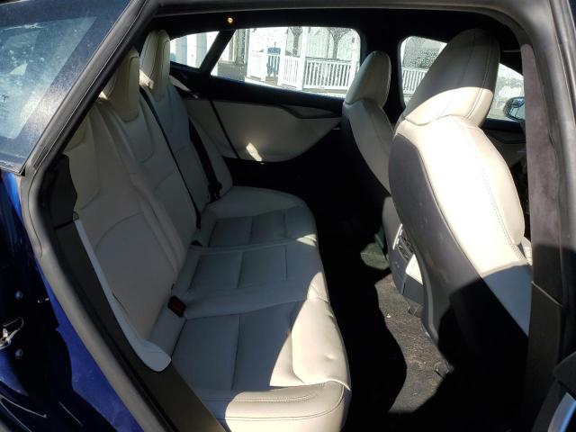 5YJSA1E27LF399601 - 2020 TESLA MODEL S Azul foto 6