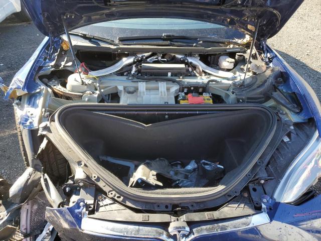 5YJSA1E27LF399601 - 2020 TESLA MODEL S Azul foto 7