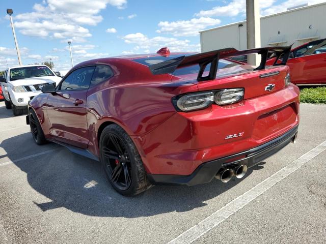 1G1FK1R68M0128017 - 2021 CHEVROLET CAMARO ZL1 红色 照片 3