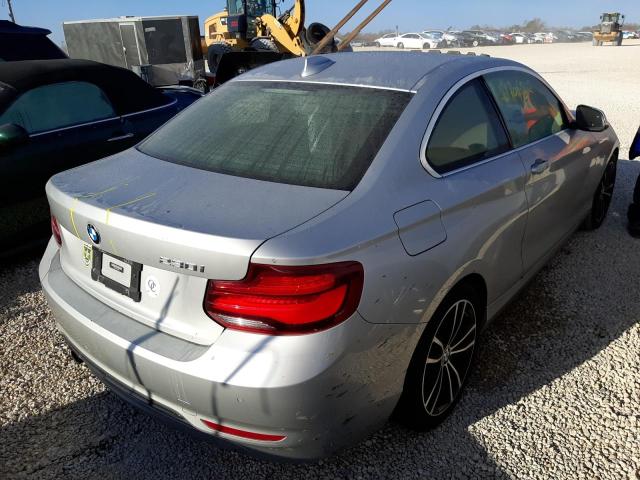 WBA2J1C08L7F01088 - 2020 BMW 230I GRAY photo 4