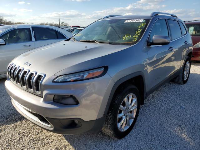 1C4PJMDS8FW667063 - 2015 JEEP CHEROKEE L SILVER photo 2