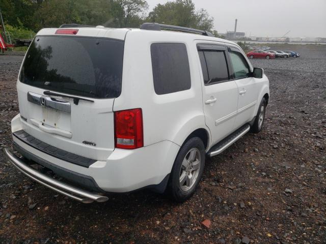 5FNYF48519B034746 - 2009 HONDA PILOT WHITE photo 4