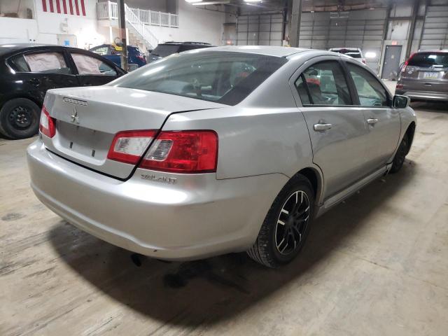 4A32B2FF9AE008450 - 2010 MITSUBISHI GALANT FE SILVER photo 4