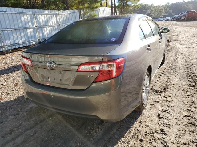 4T4BF1FKXCR175473 - 2012 TOYOTA CAMRY BASE GRAY photo 4