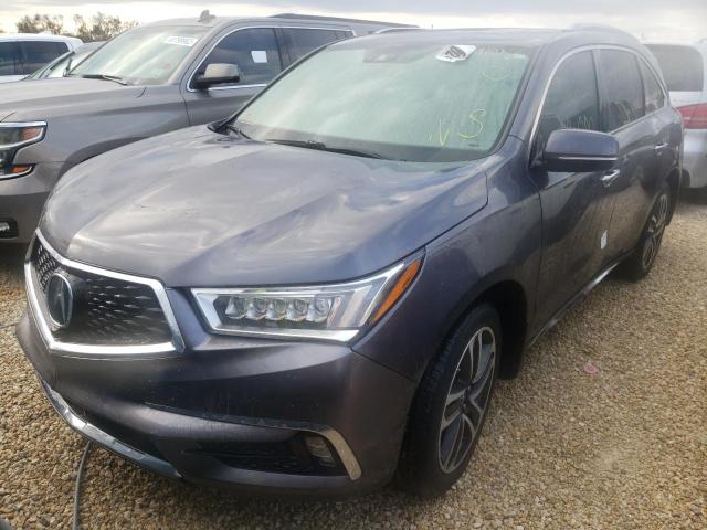 5FRYD4H82HB028581 - 2017 ACURA MDX ADVANC GRAY photo 2