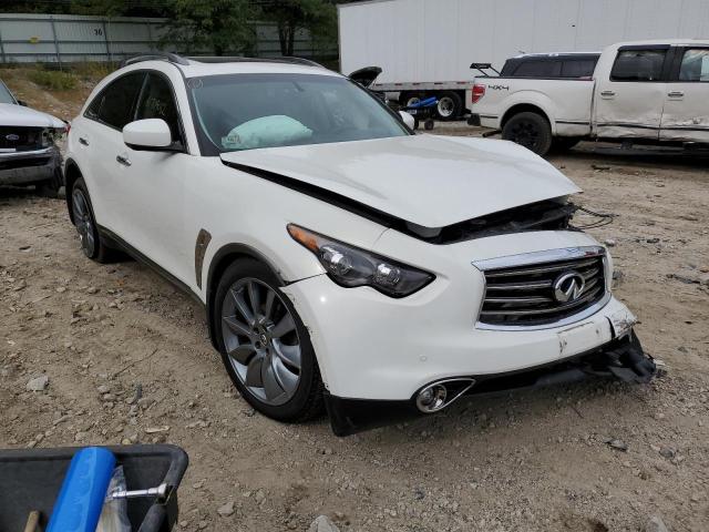 JN8CS1MW9DM172848 - 2013 INFINITI FX37 WHITE photo 1