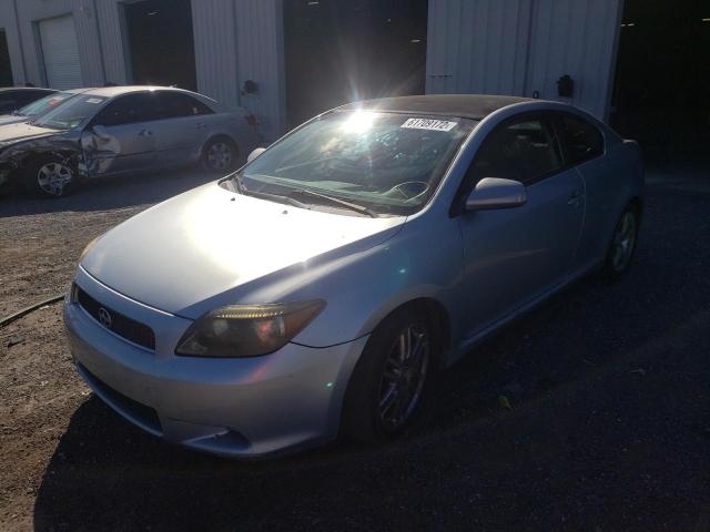 JTKDE177970163986 - 2007 TOYOTA SCION TC Bleu photo 2