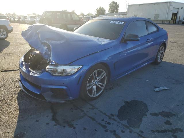 WBA3N7C56EK220055 - 2014 BMW 428 I BLUE photo 2