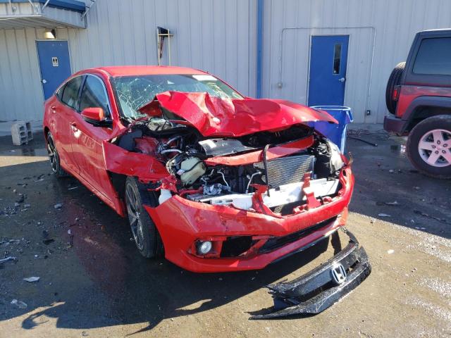 2HGFC2F83MH550998 - 2021 HONDA CIVIC SPOR RED photo 1