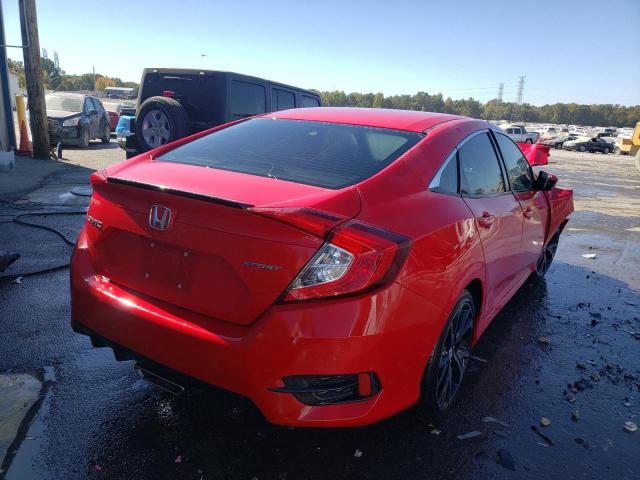 2HGFC2F83MH550998 - 2021 HONDA CIVIC SPOR RED photo 4