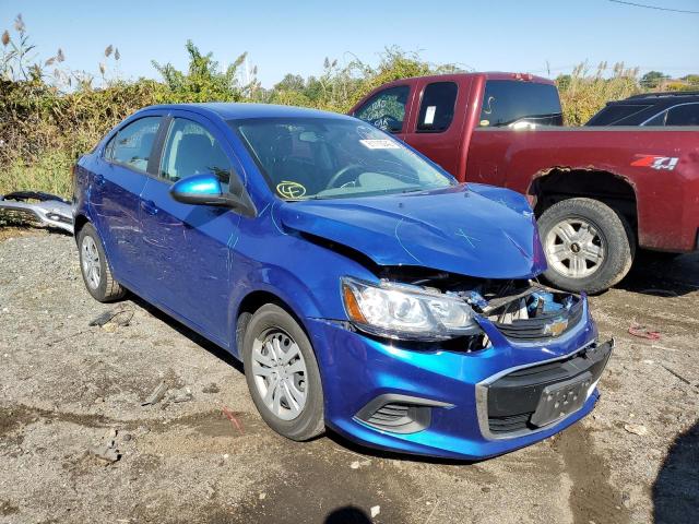 1G1JB5SG2J4114218 - 2018 CHEVROLET SONIC LS BLUE photo 1