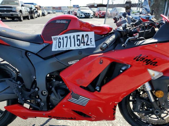 JKAZX4P167A010264 - 2007 KAWASAKI ZX600 P RED photo 5